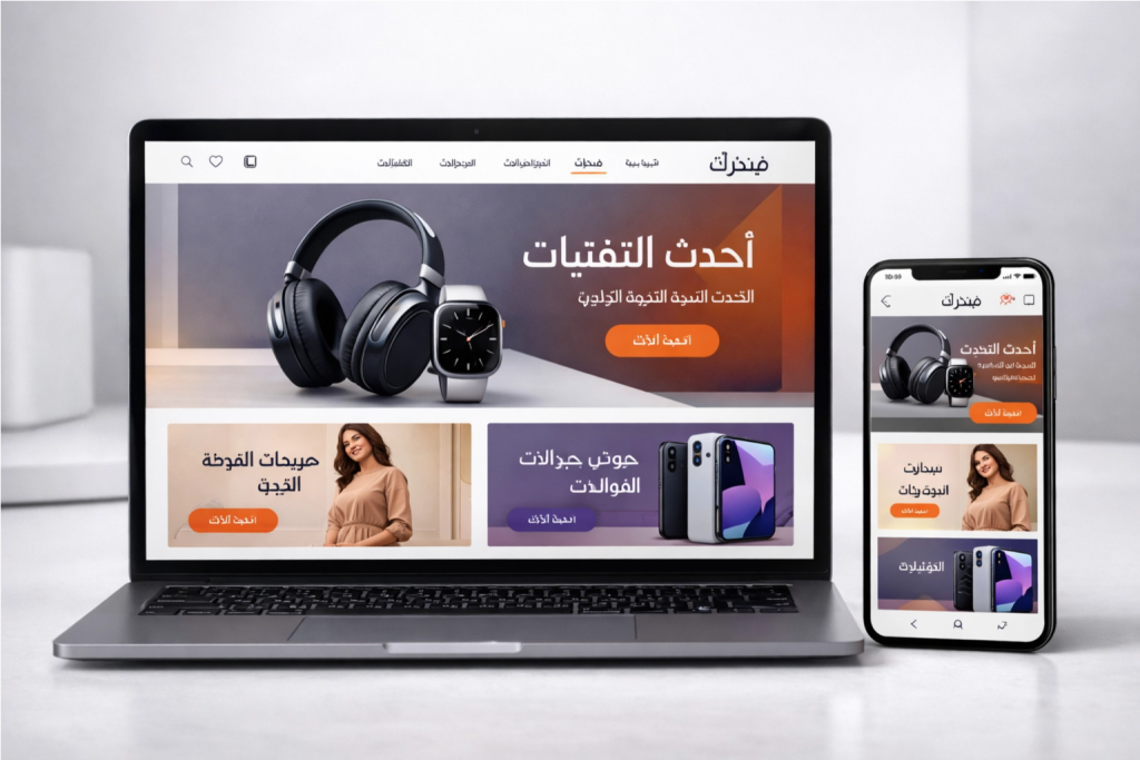 إنشاء المتاجر الإلكترونية في السعودية | Warrqa 3 arabic ecommerce store